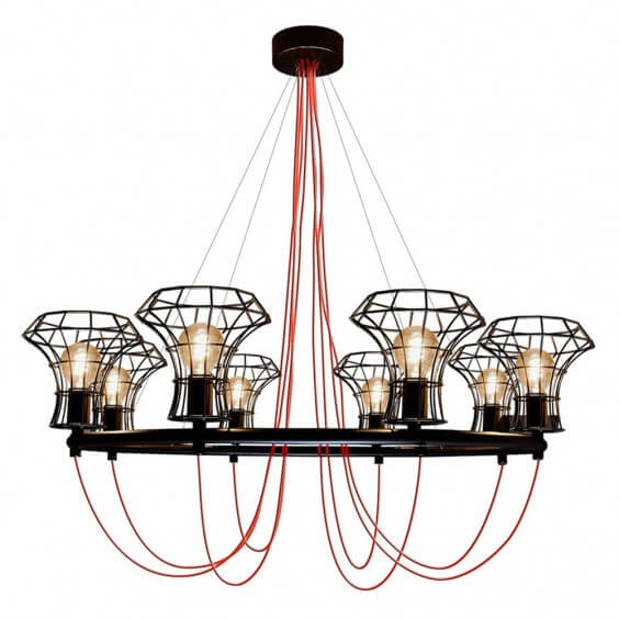 Zava Queen cage pendant lamp - Agof Store