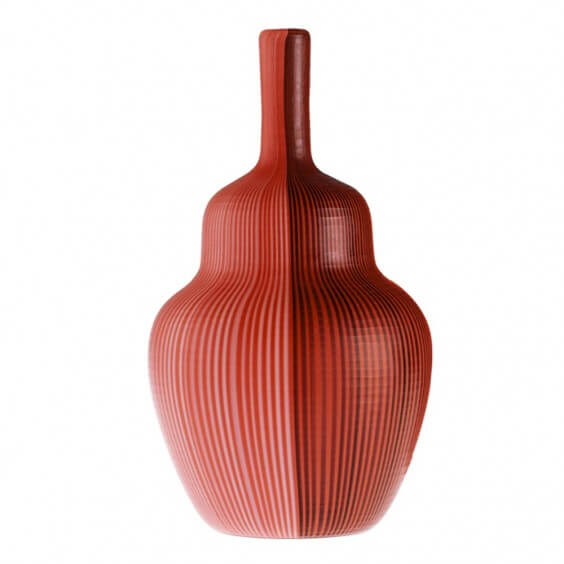 Venini Tessuti Battuti 524.04 Glass Vase - Agof Store