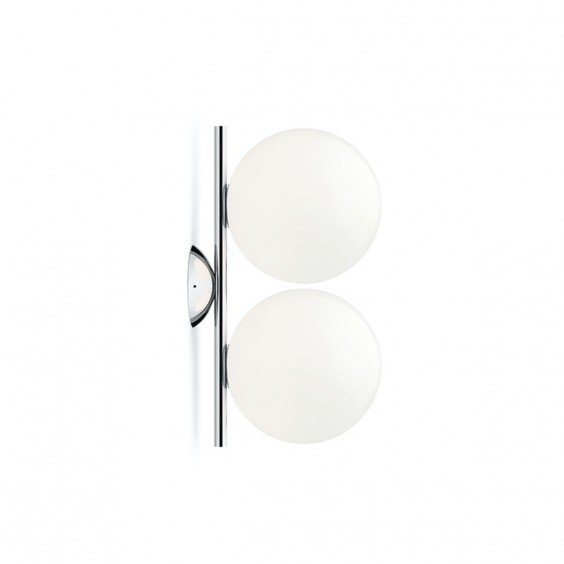 Flos IC Lights C/W Double Wand- Deckenleuchte - Agof Store