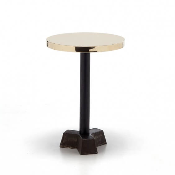 Gervasoni Brass 45 H.66 cm table - Agof Store