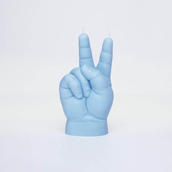 Peace Baby candela Candle Hand - Agof Store