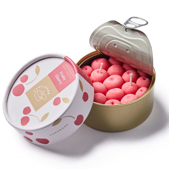 Fruity Cherry candela Candle Hand - Agof Store