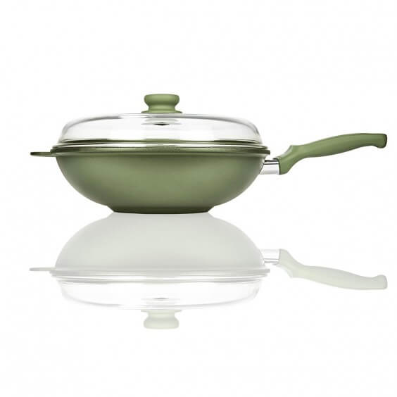 Dr.Green Induction Wok con coperchio Risoli - Agof Store