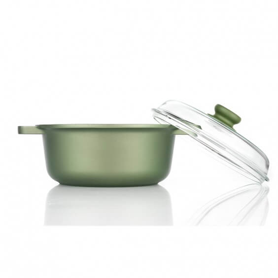 Dr.Green Induction Casseruola con coperchio Risoli - Agof Store