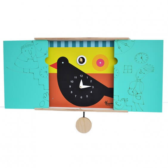 Pirondini Il Cucù del Re Merlo Cuckoo Clock - Agof Store