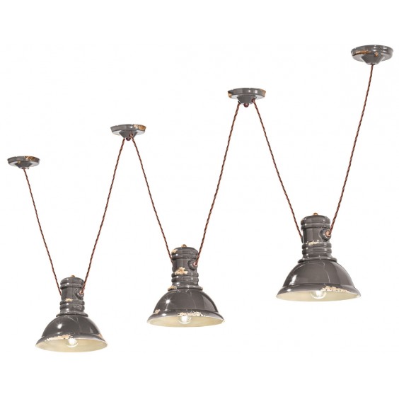 Industrial C1692 Lampada a sospensione Ferroluce - Agof Store