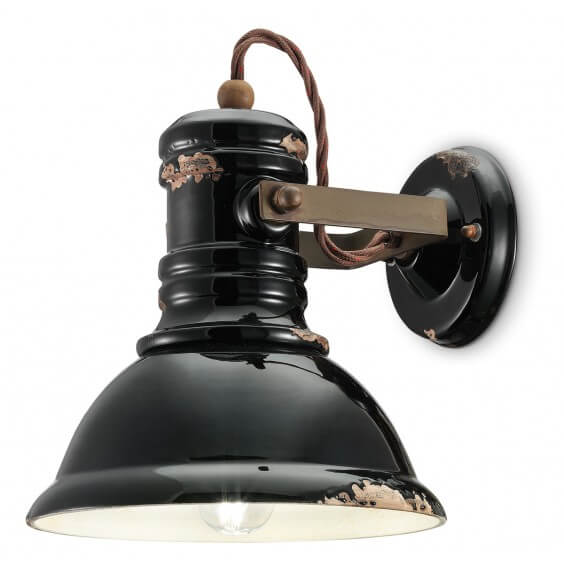 Ferroluce Industrial C1693 wall lamp - Agof Store