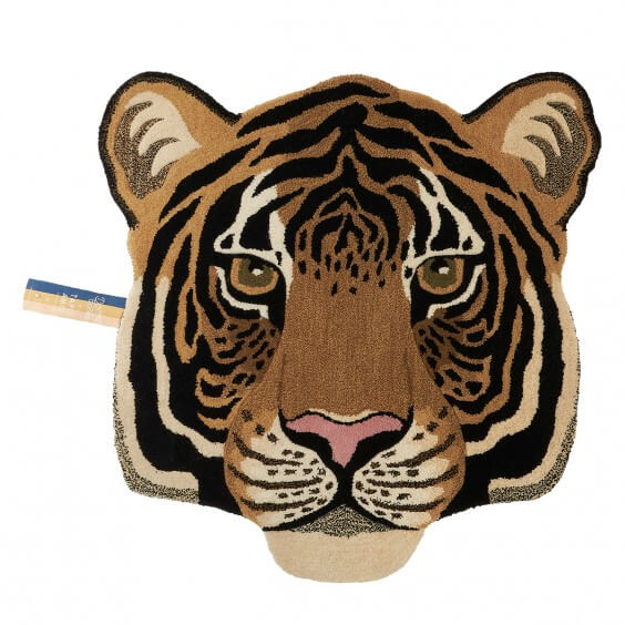 Doing Goods Rajah Tiger Head Large rug - Agof Store