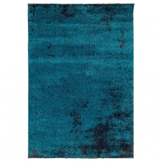 AFK Living Vintage Faded Peacock Blue Teppich - Agof Store