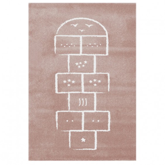 AFK Living Hopscotch Pink children rug - Agof Store