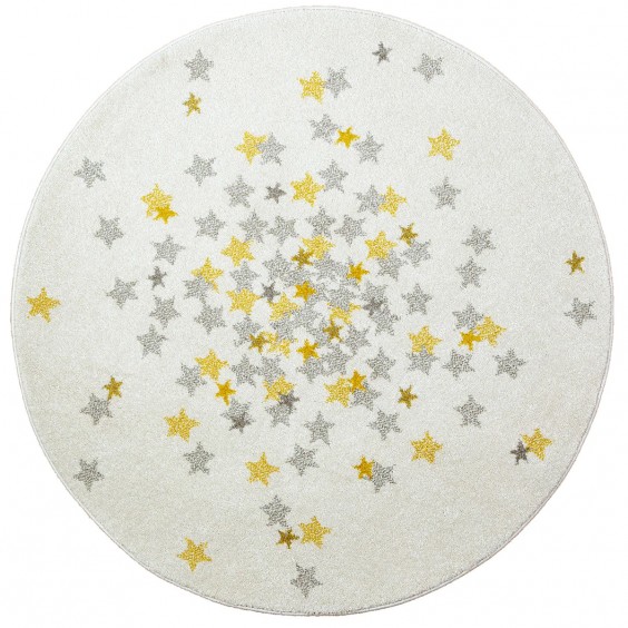 AFK Living Nova Round Yellow children rug - Agof Store