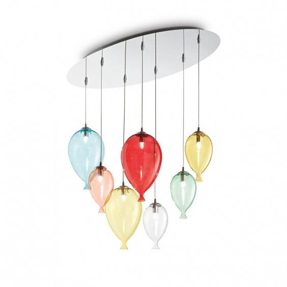 Ideal Lux Clown 7 Pendelleuchte - Agof Store