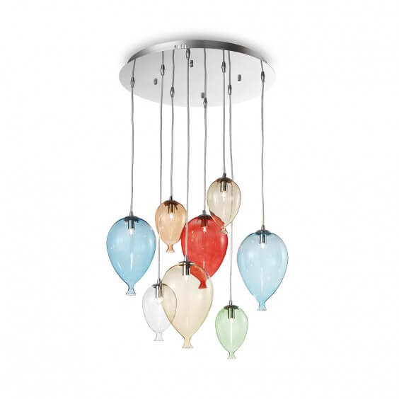 Ideal Lux Clown 8 pendant lamp - Agof Store