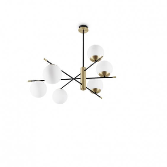 Ideal Lux Gourmet 6 ceiling lamp - Agof Store