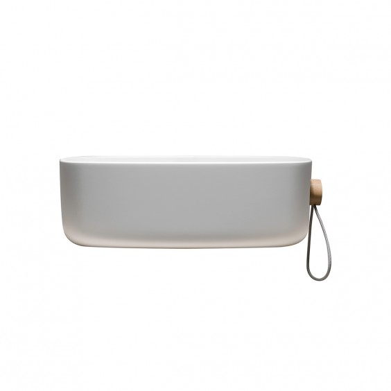 Bounce lavabo in poliuretano con portasciugamani in corda Ever Life Design - Agof Store