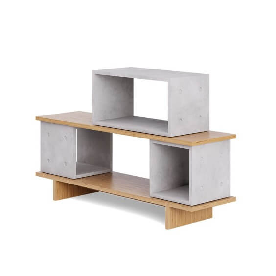 Lyon Béton Dice 1545 Asymmetrical Cupboard - Agof Store