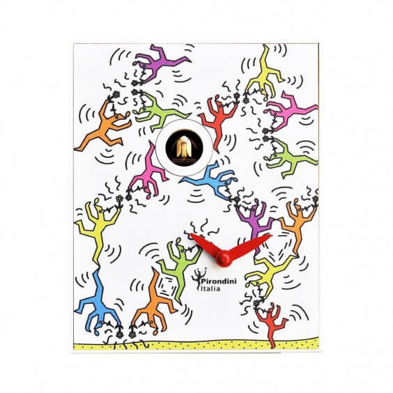 Pirondini D'Apres Haring Cuckoo Clock - Agof Store