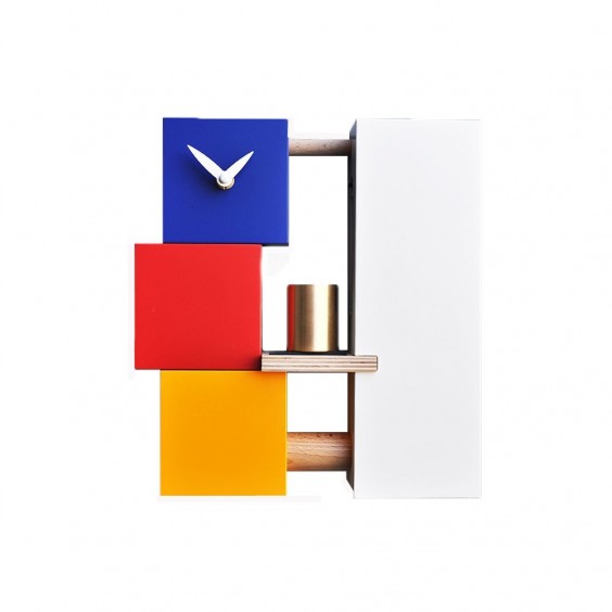 Pirondini Bell Mondrian Wall Clock - Agof Store