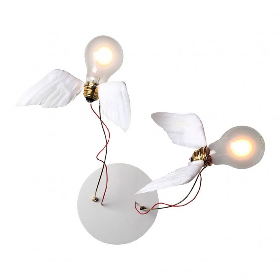 Ingo Maurer Lucellino doppio wall ceiling lamp - Agof Store