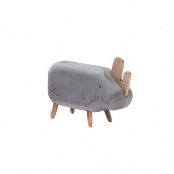 KORRIDOR Concrete Rhino | Oggetto Decorativo | Agof Store